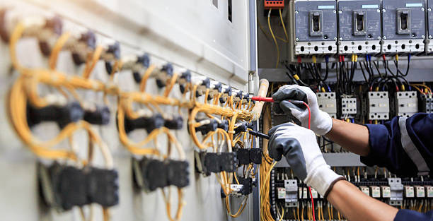 Professional Electrician technician working in Key Biscayne, FL